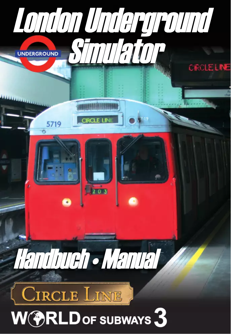 Image de la première page du manuel de l'appareil London Underground Simulator