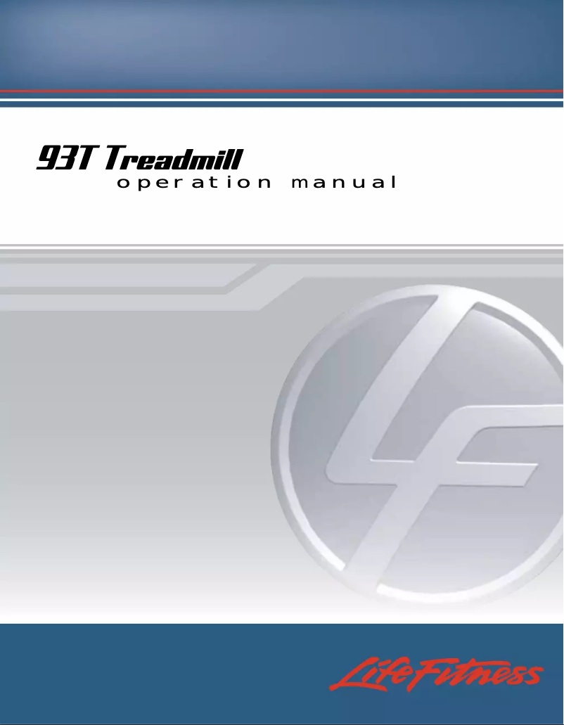 First page image of the manual for 93T