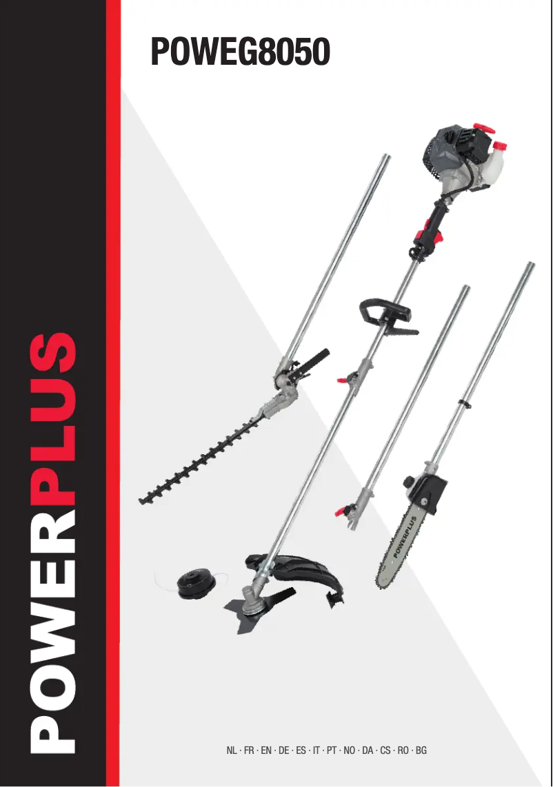 First page image of the manual for POWEG8050