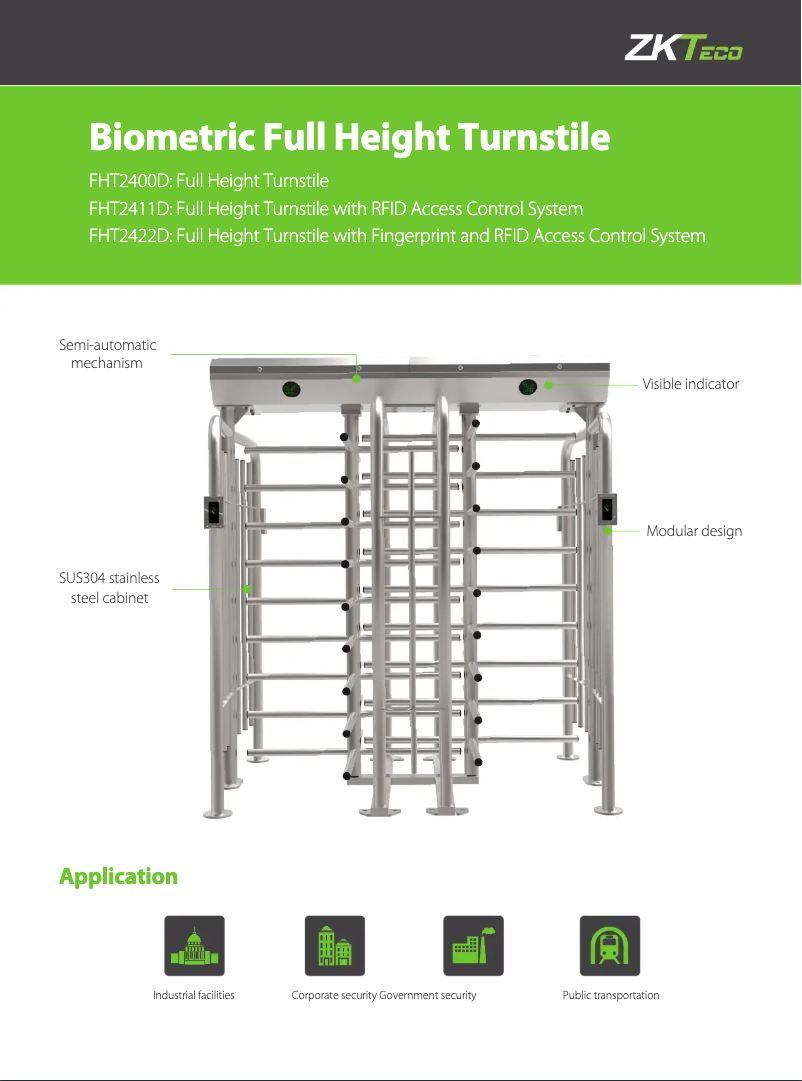 Image de la première page du manuel de l'appareil FHT2400D