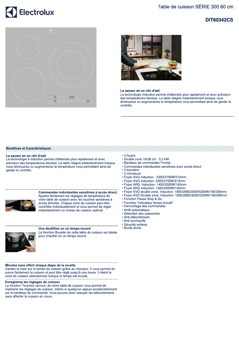 First page image of the manual for DIT60342CS