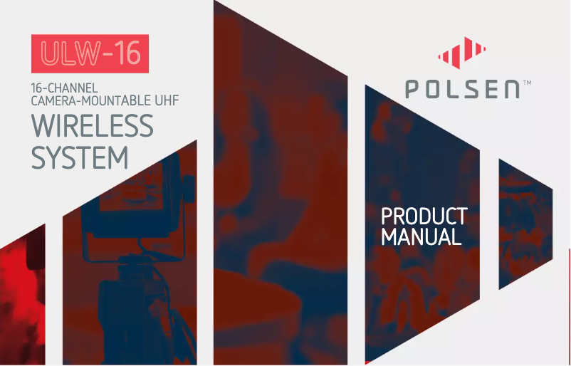 First page image of the manual for ULW-16