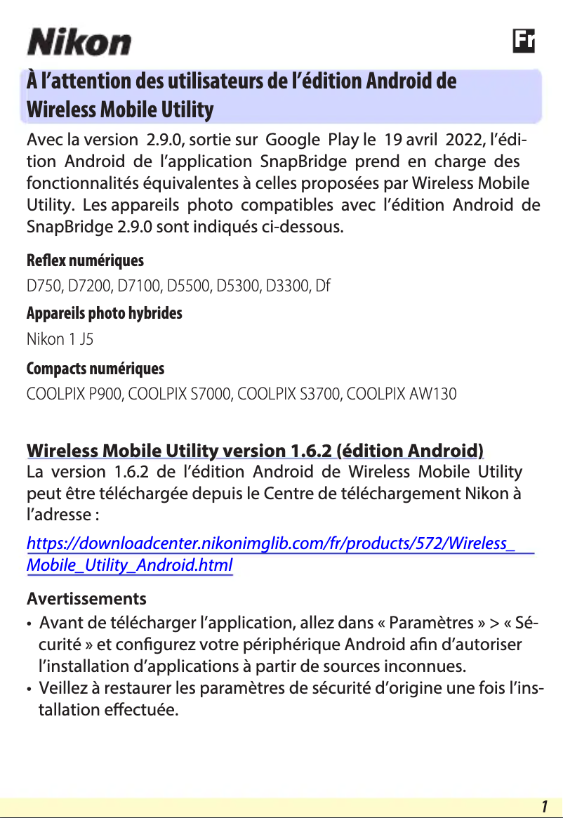 First page image of the manual for Wireless Mobile Utility