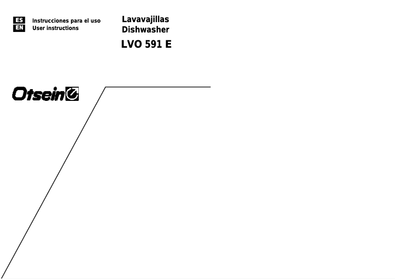 First page image of the manual for LVO 591 E