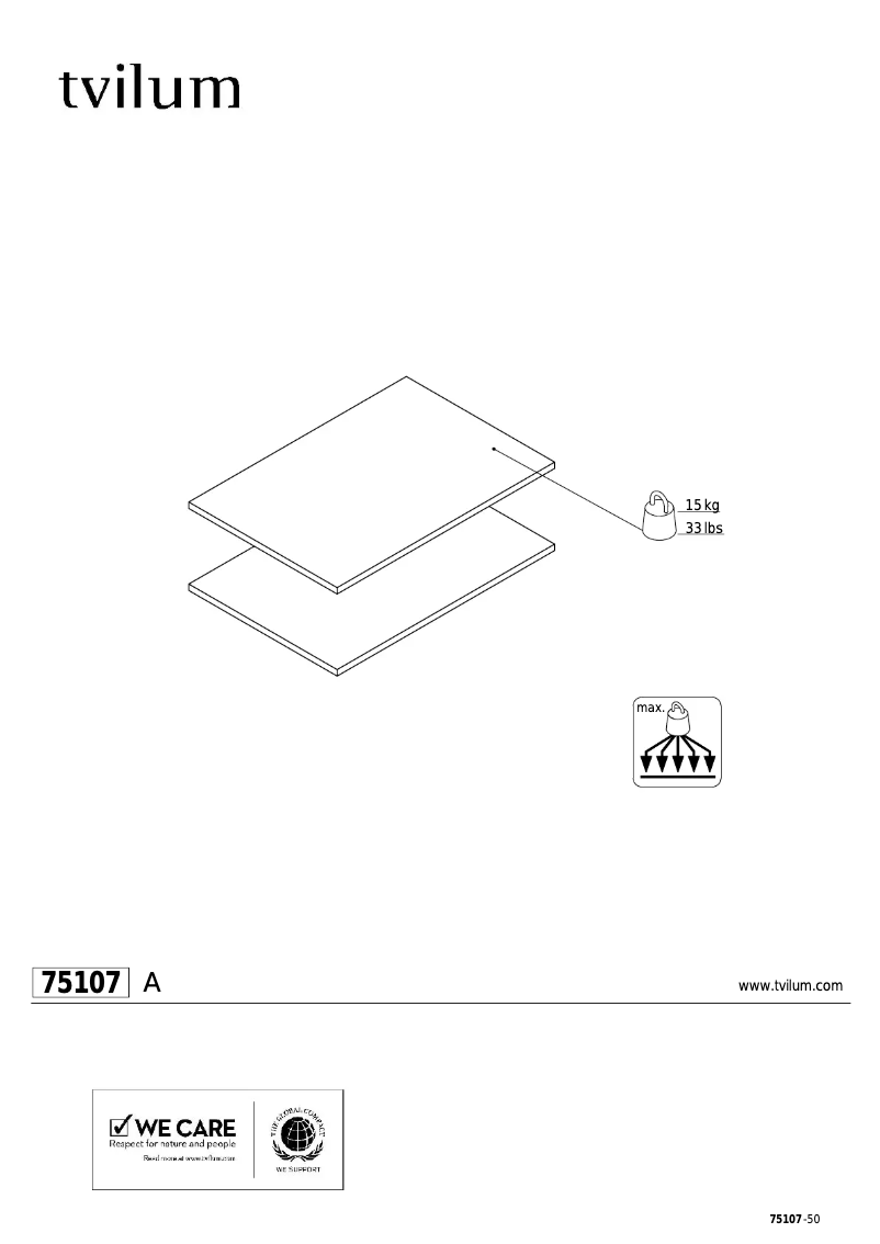 First page image of the manual for 75107