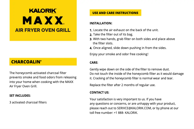 First page image of the manual for MAXX FTR 51141