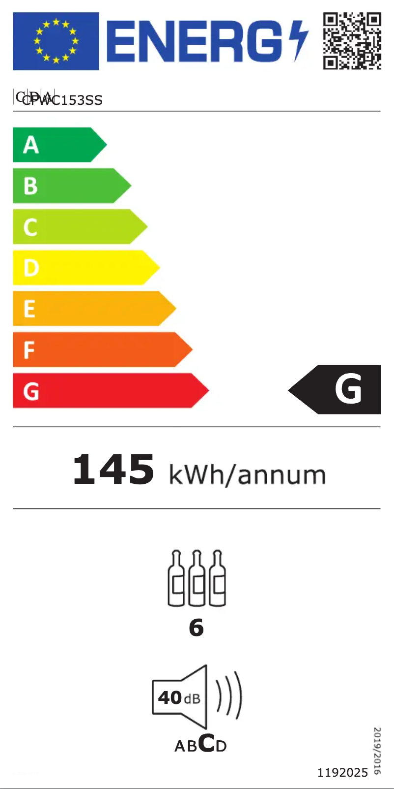 First page image of the manual for CFWC153