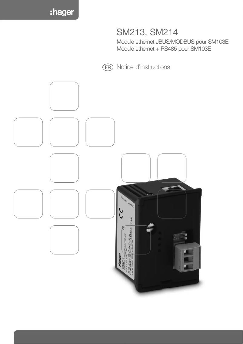 First page image of the manual for SM213