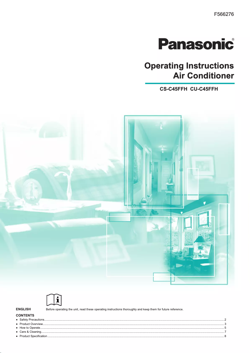 First page image of the manual for CS-C45FFH