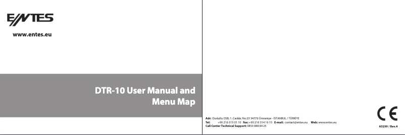 First page image of the manual for DTR-10