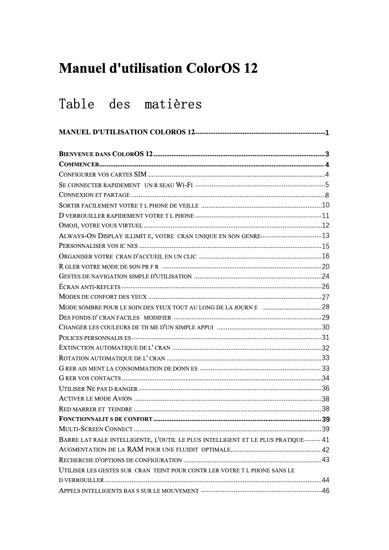 First page image of the manual for Find X5 Pro