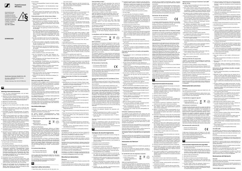 First page image of the manual for HDE 2020-D-II