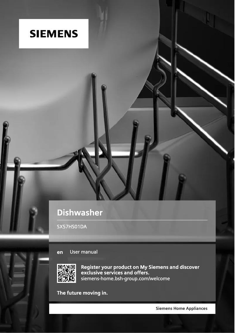 First page image of the manual for SX57HS01DA