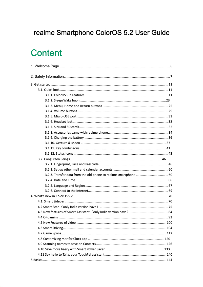 First page image of the manual for 7i