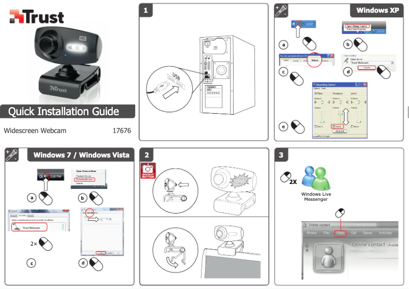 First page image of the manual for 17676 eLight Full HD 1080p