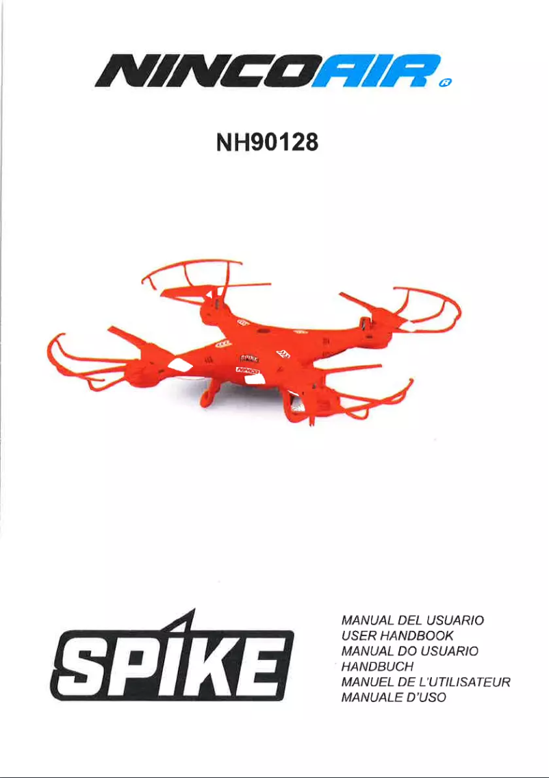 First page image of the manual for Nincoair Quadrone Spike NH90128
