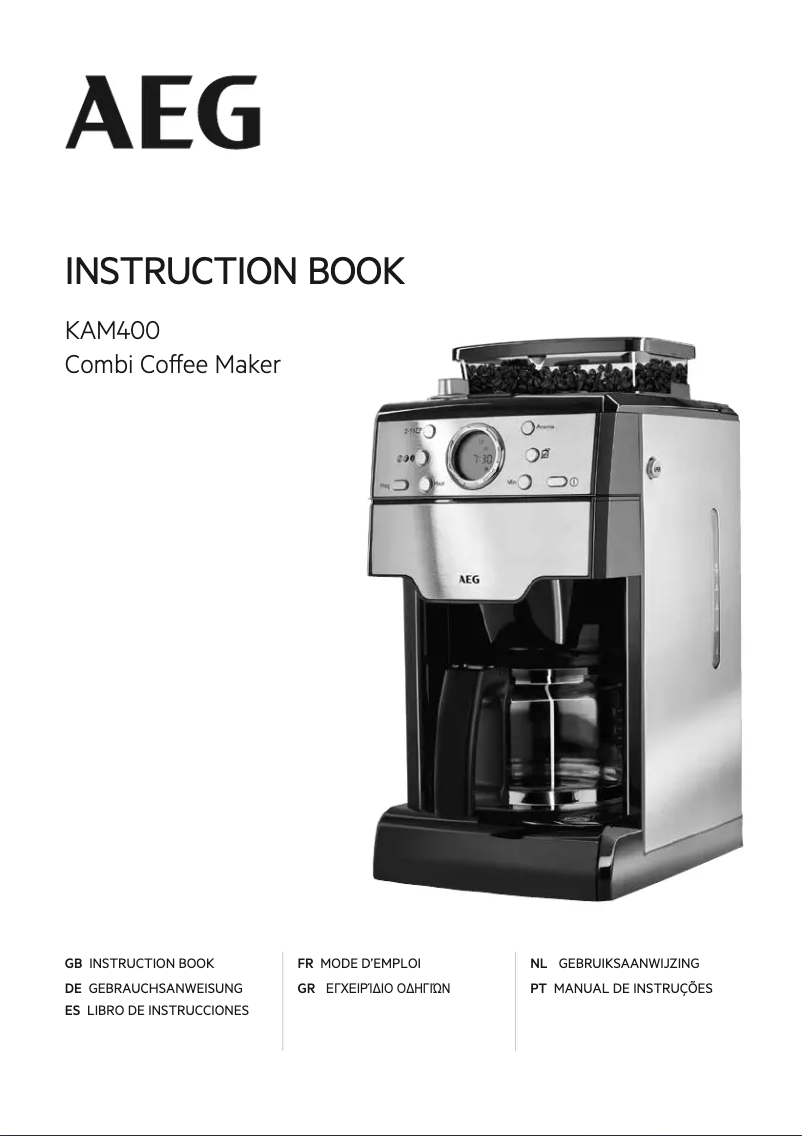 First page image of the manual for KAM400