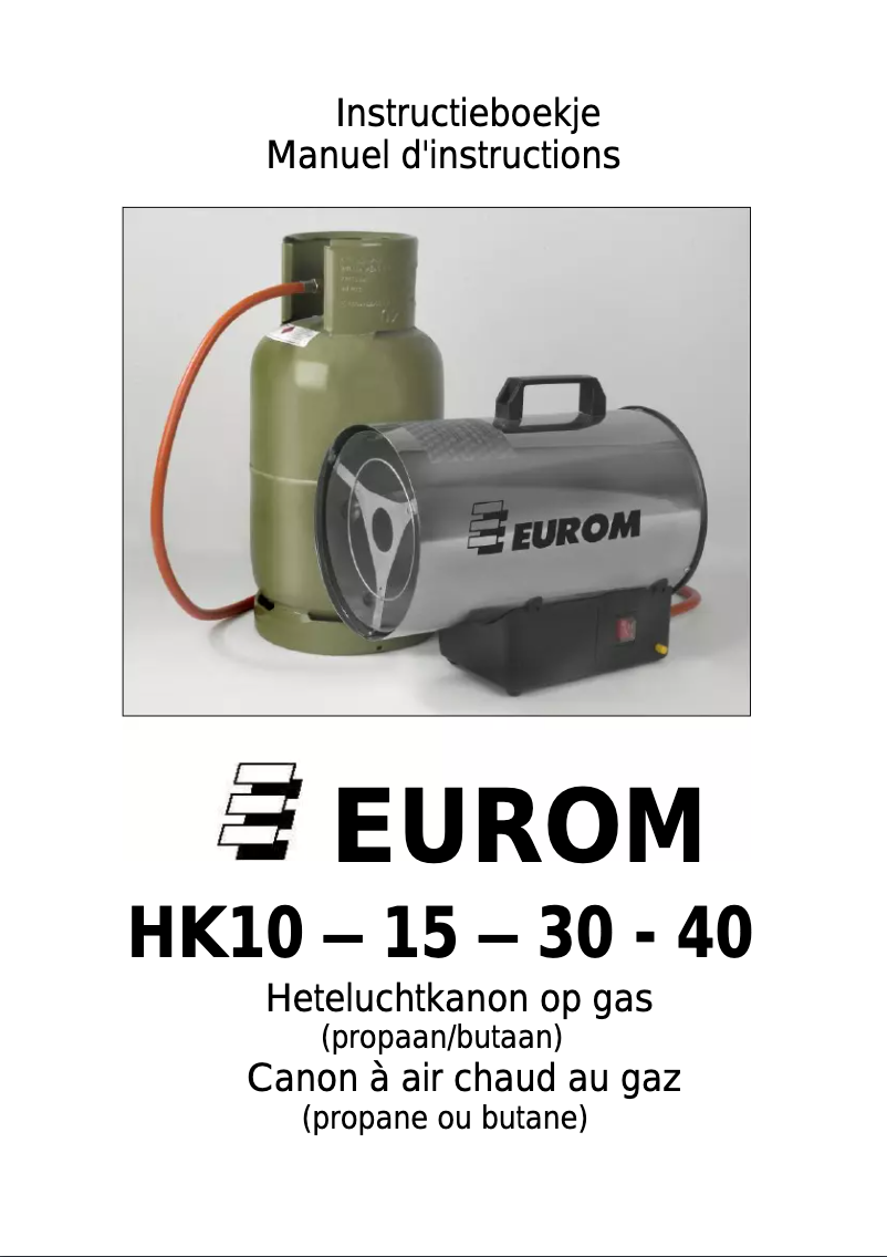 Page 1 of the manual User Manual Eurom HK30