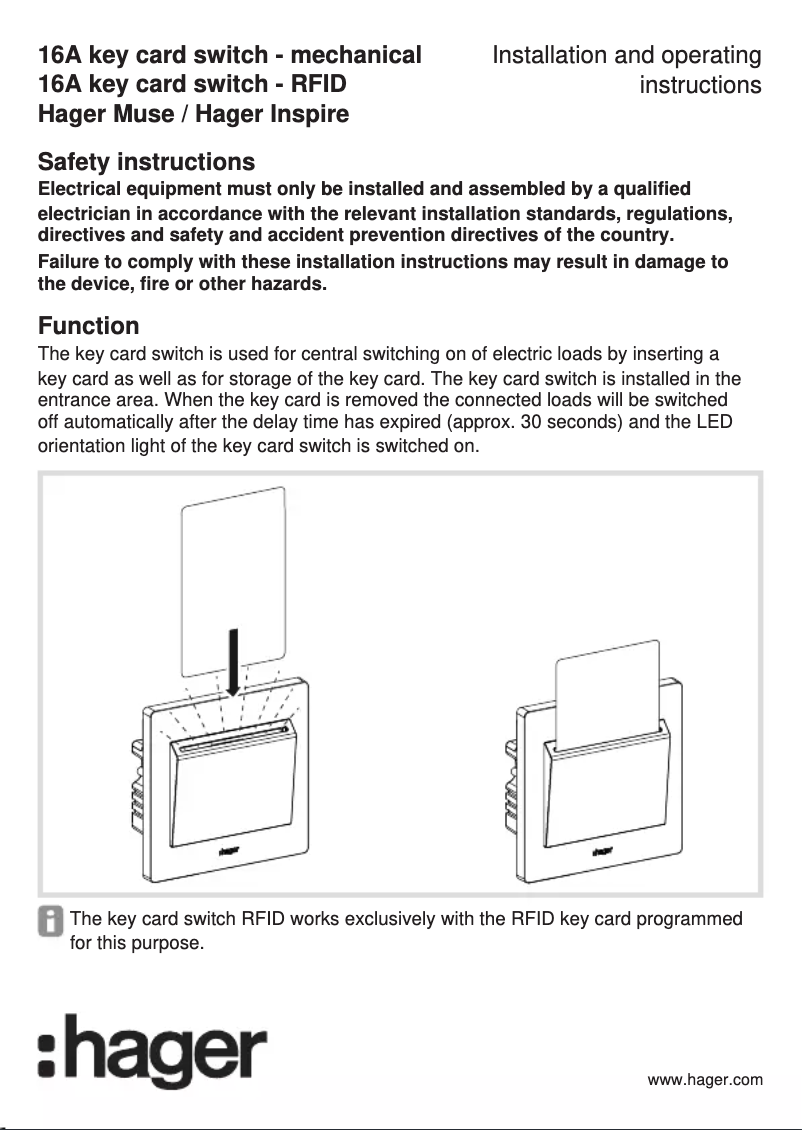 First page image of the manual for WGCXHKTMEG