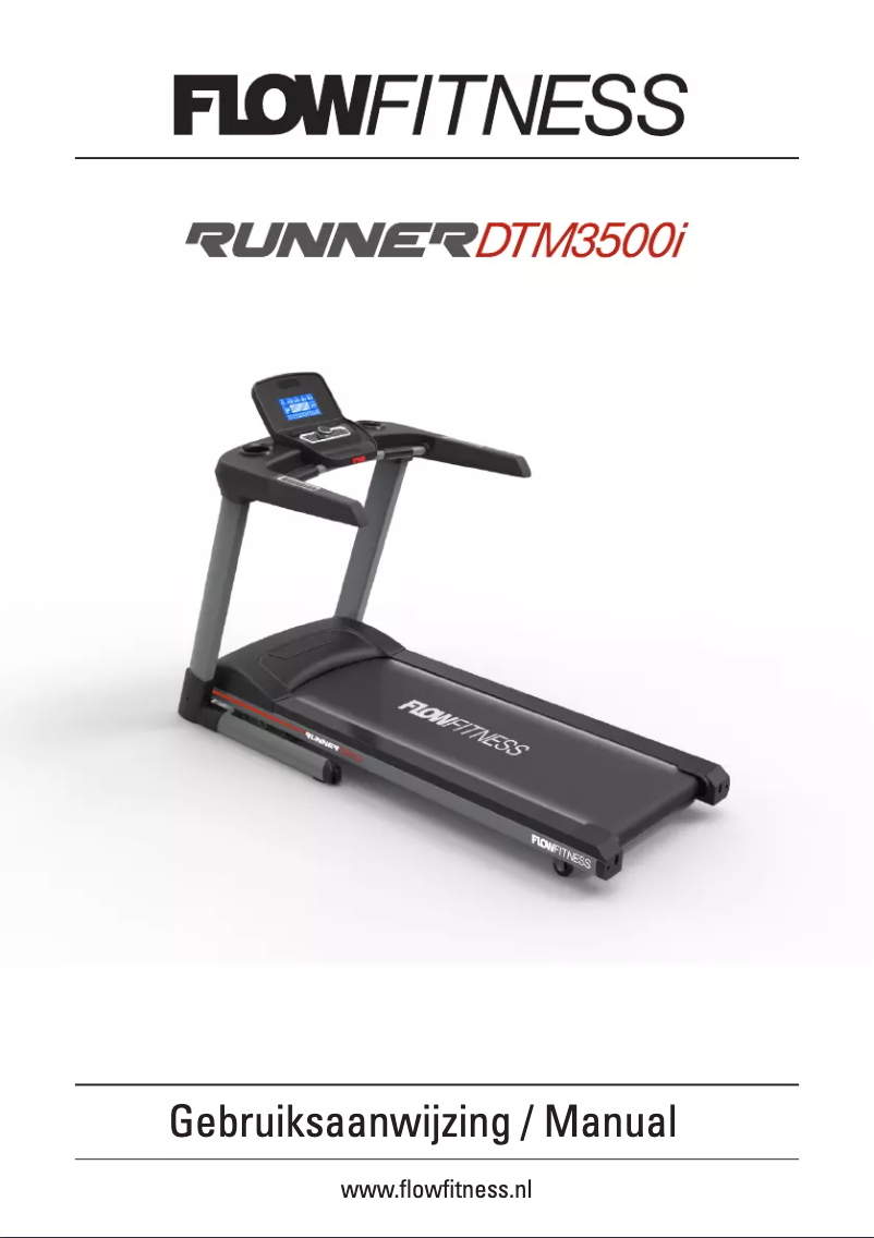 Page 1 of the manual User Manual Flow Fitness Runner DTM3500i