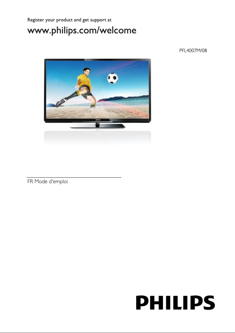 Page 1 of the manual User Manual Philips 32PFL4037M