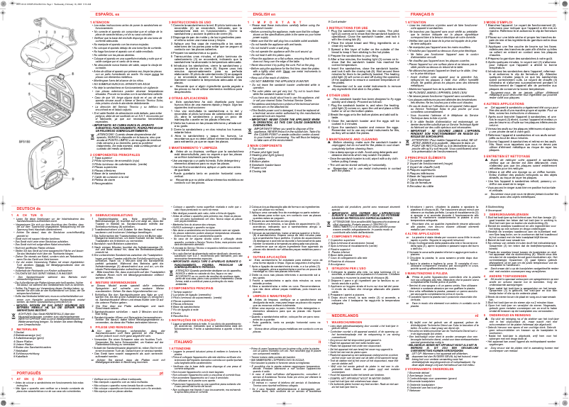 First page image of the manual for SD5050