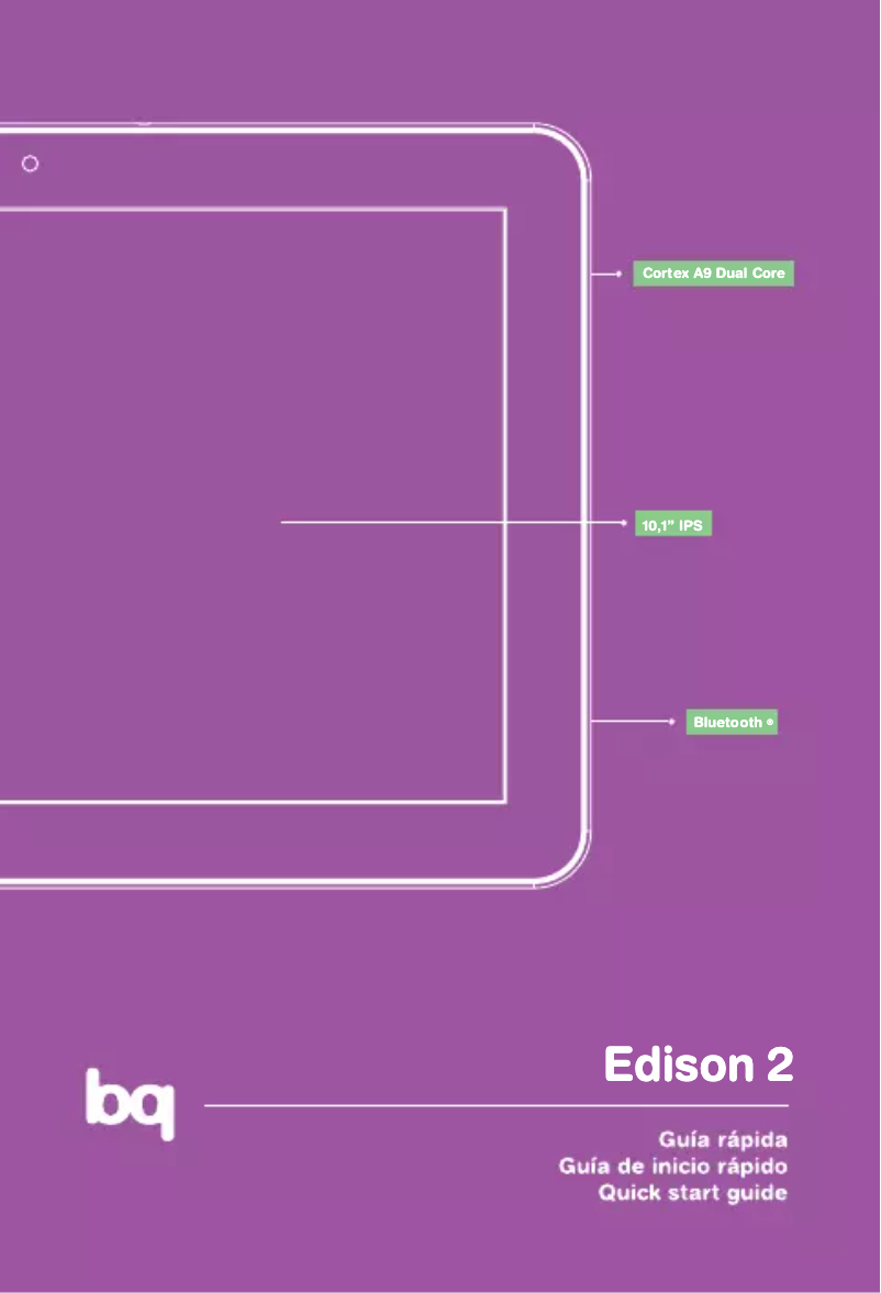 Page 1 de la notice Manuel utilisateur bq Edison 2