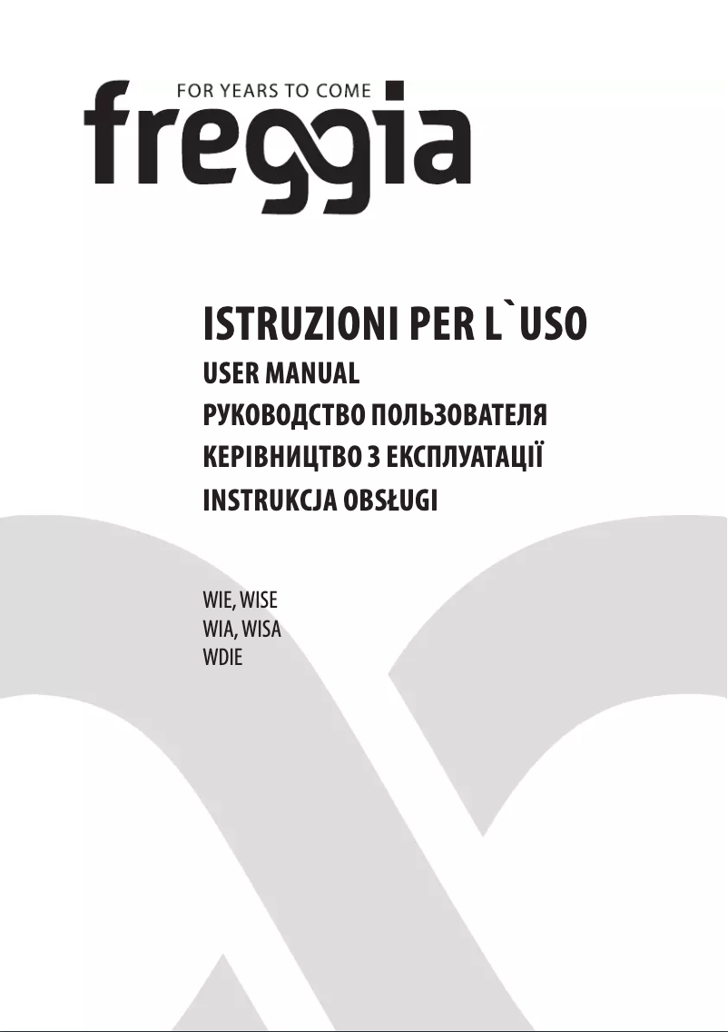 Page 1 of the manual User Manual Freggia WISE126R