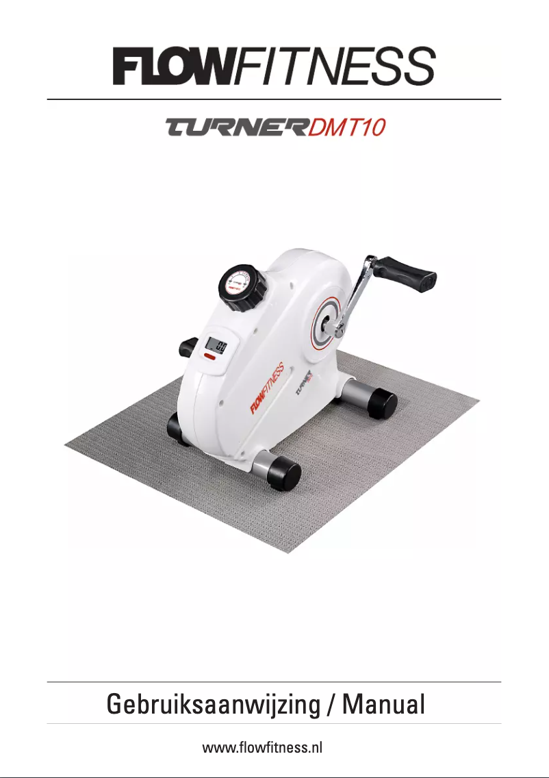 Page 1 of the manual User Manual Flow Fitness Turner DMT10