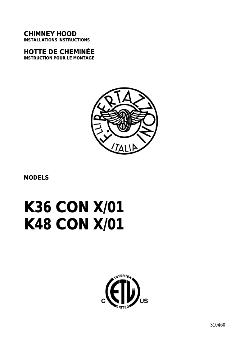 First page image of the manual for K48CONX/14