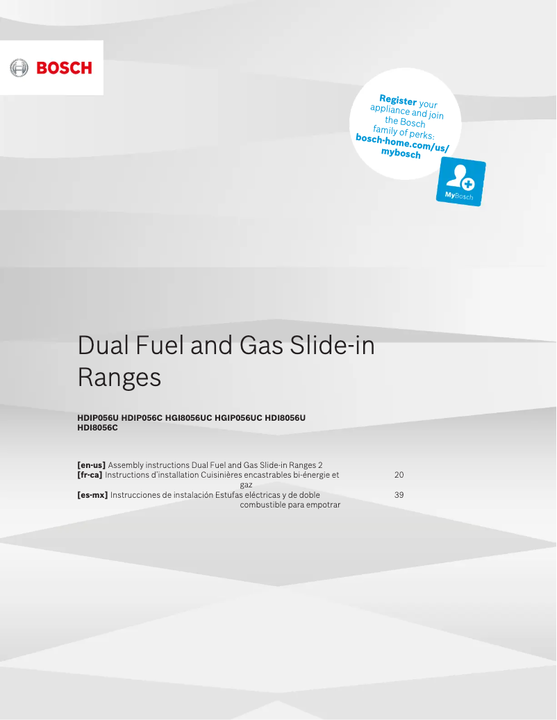 First page image of the manual for HDIP056U