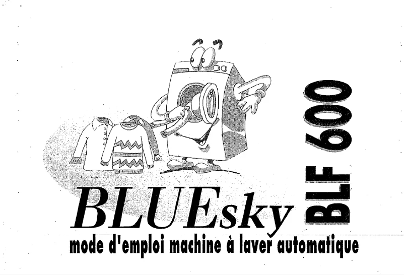 Page 1 of the manual User Manual Bluesky BLF 600