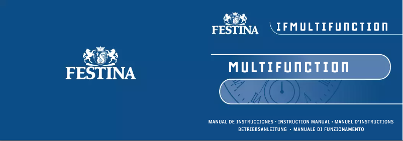 Page 1 of the manual User Manual Festina Multifunction F16639