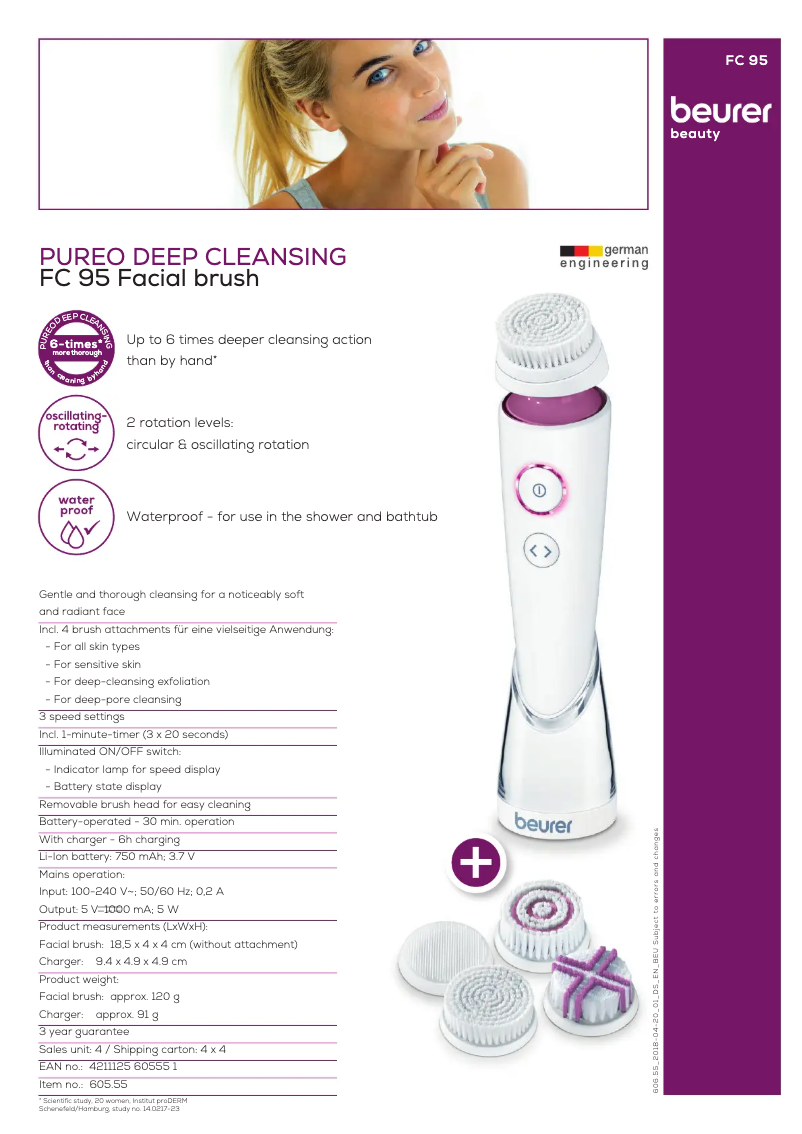 First page image of the manual for FC 95