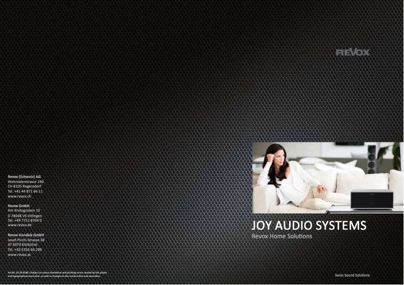 First page image of the manual for Joy S37