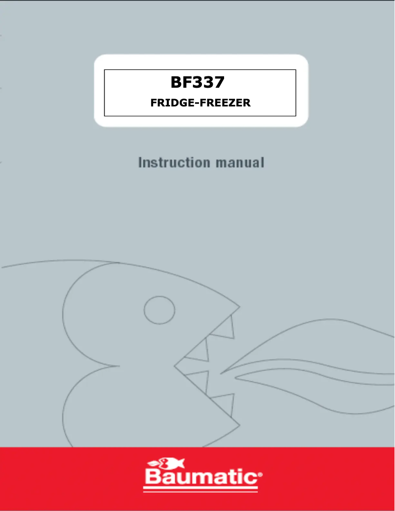 Page 1 of the manual User Manual Baumatic BF337