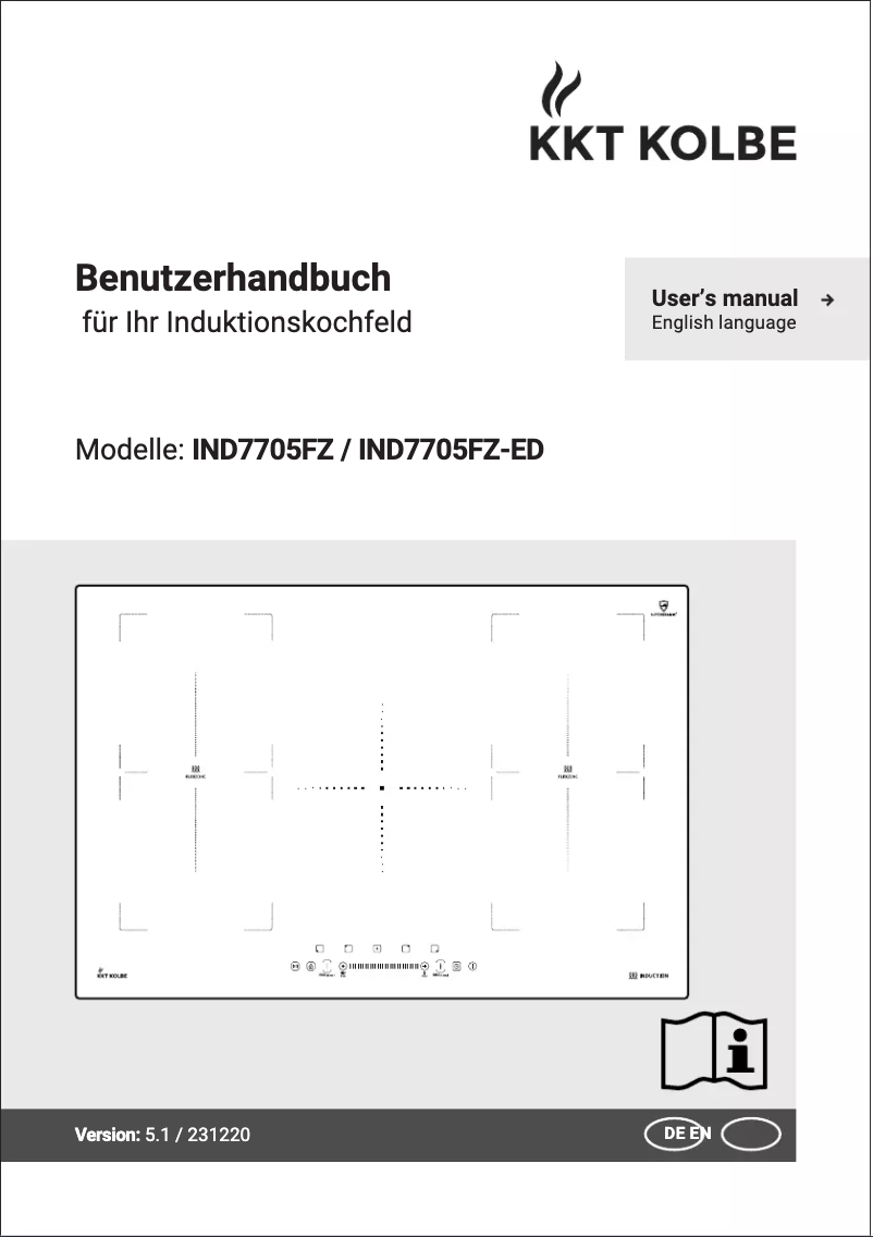 First page image of the manual for IND7705FZ