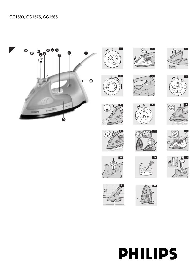 First page image of the manual for Comfort GC1580