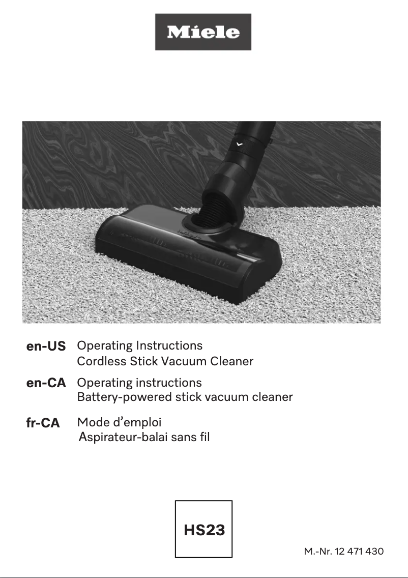 First page image of the manual for Duoflex HX1 Total Care