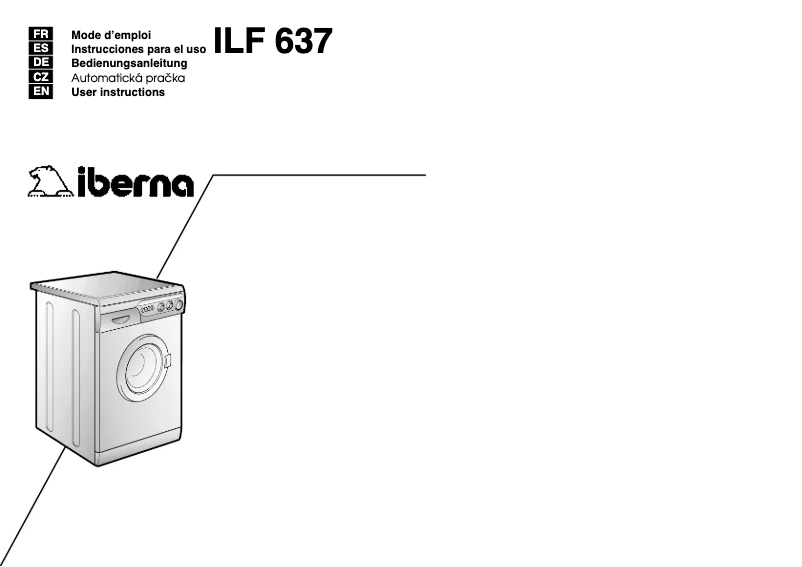 First page image of the manual for ILF 637