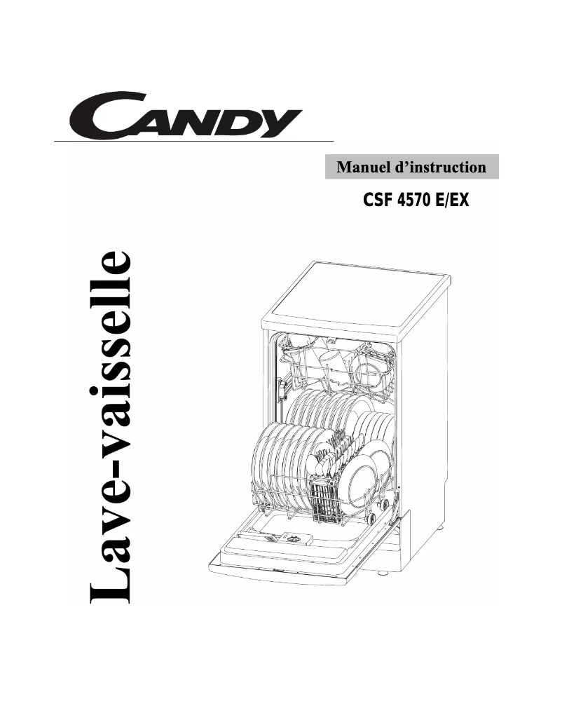 First page image of the manual for Csf 4570 e