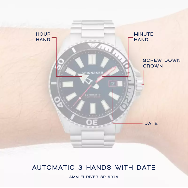 First page image of the manual for Amalfi Diver SP-5074-11