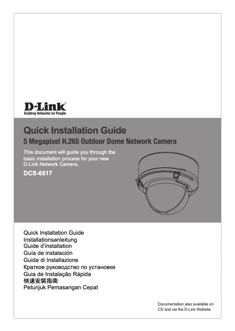 Page 1 of the manual User Manual D-Link DCS-6517