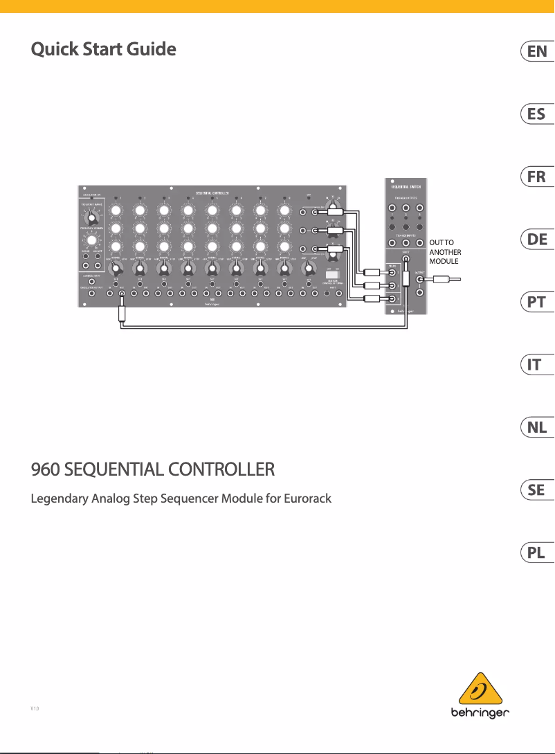 First page image of the manual for System 55 960 Sequential Controller