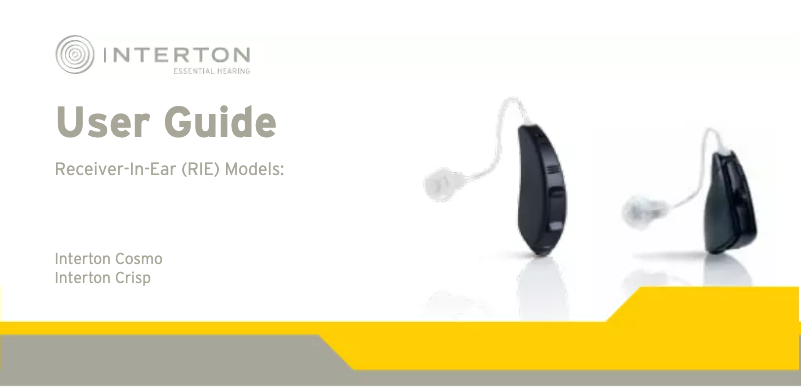 First page image of the manual for Crisp ITE