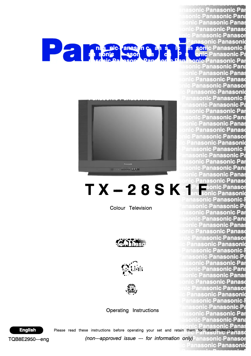 First page image of the manual for TX-28SK1F