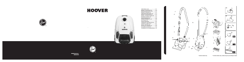 Page 1 of the manual User Manual Hoover BV71_BV10011