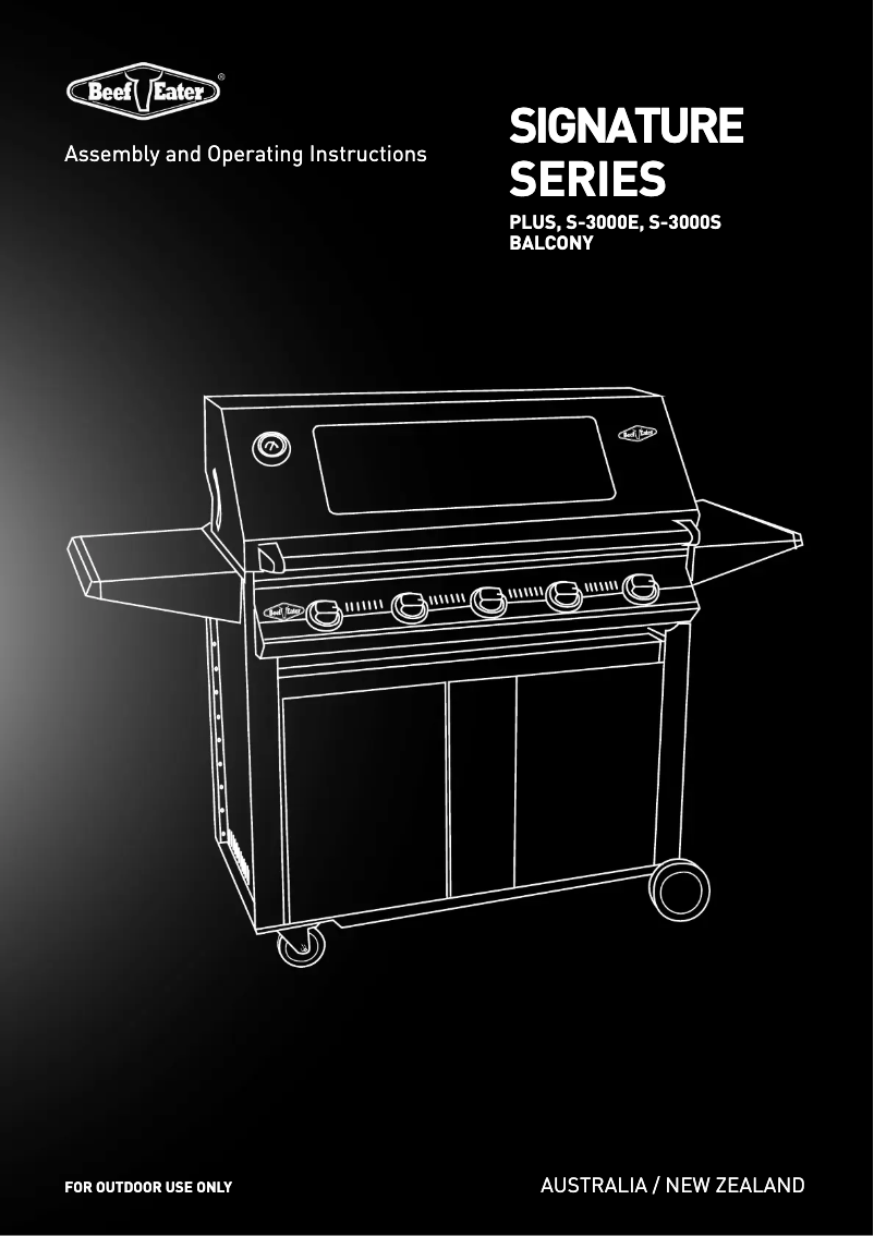 First page image of the manual for Signature S-3000S