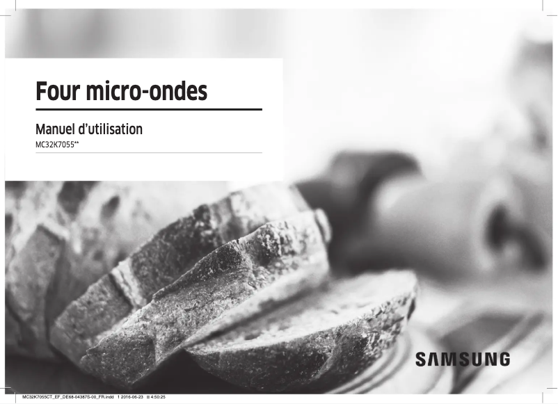 Page 1 of the manual User Manual Samsung MC32K7055CW