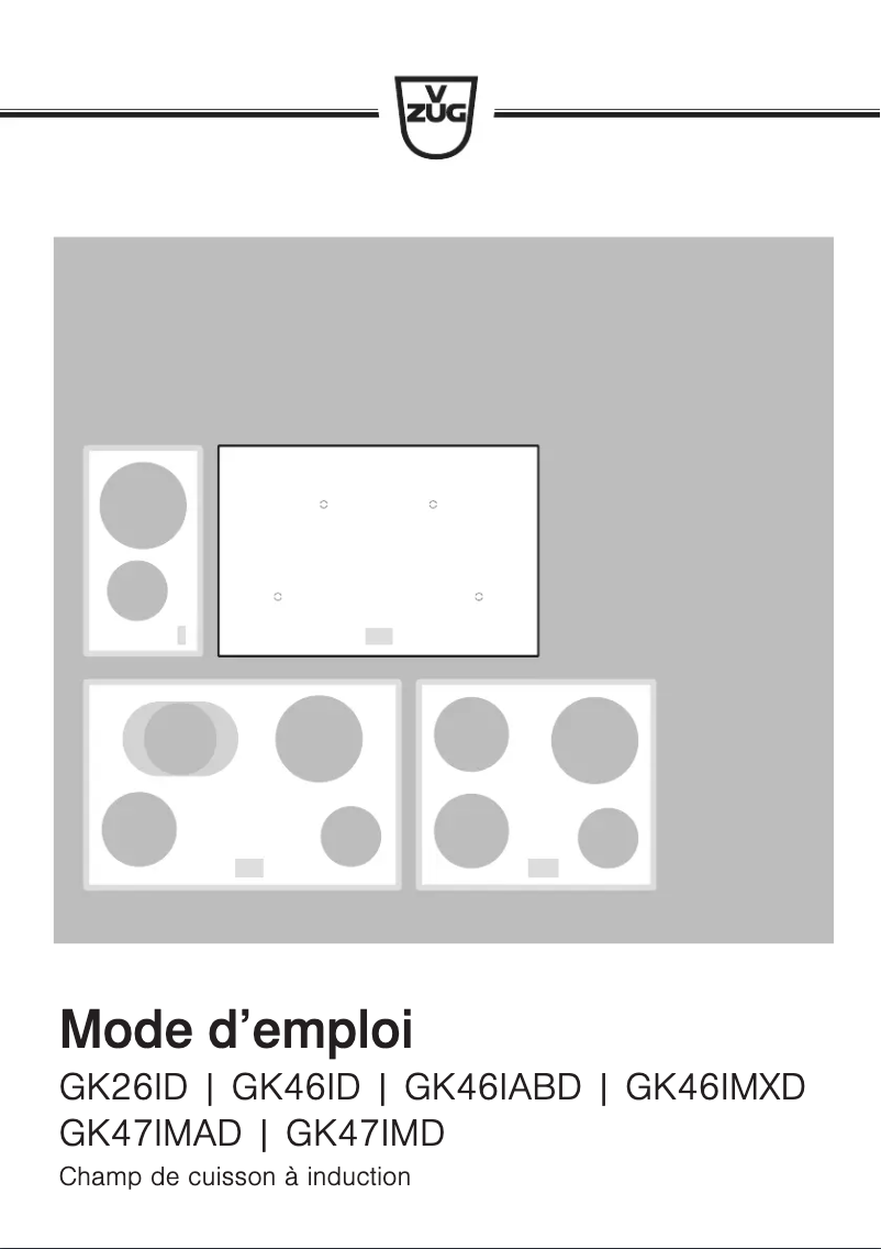 First page image of the manual for GK46IMXDF
